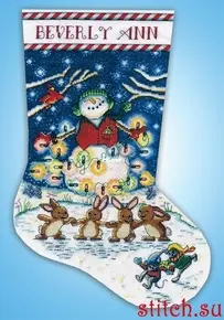 Design Works - 6855 - Light The Night Stocking