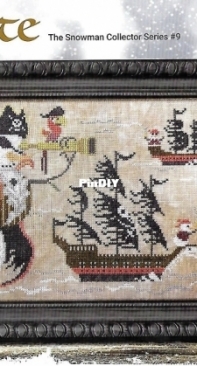 Cottage Garden Samplings CGS-1105 The Snowman Collector Series 9 - The Pirate PCS + XSD