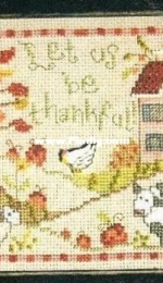Mill Hill MH24-8011 Calendar Serie - November - Let Us Be Thankful