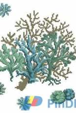 Veronique Enginger - Inspirations marines au point de croix -> 110 Corals