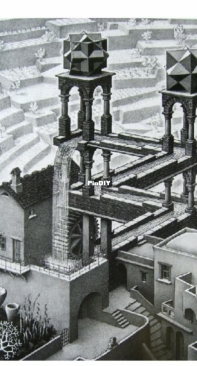 HAED - HAEMCE 125 - Waterfall by M.C. Escher