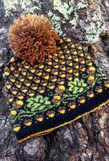 Golden Acorns Hat by Natalia Moreva