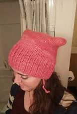 B&W Woolery-Pussyhat by Brigadoon Fiber Farm-Free