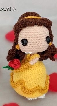 Chiacrafts - Chiara Cremon - Belle (from Beauty and the Beast) - Bela (do A Bela e a Fera) - Portuguese - Translated - Free