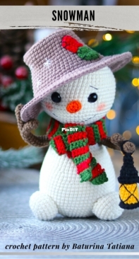 Cute Toys By Tatiana - Medvedik Toys - Tatyana/Tatiana/Tanya Baturina - Snowman