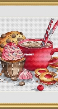 SA-Stitch - A Cup of Cookies by Sichkar Svetlana