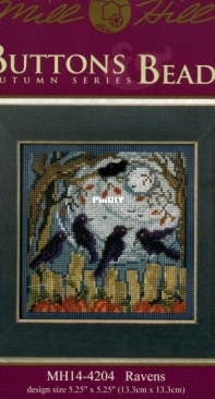 Mill Hill - Buttons & Beads Autumn Series MH14-4204 Ravens XSD