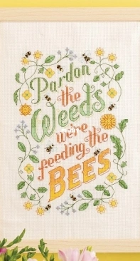 Weed & Bees by Emma Congdon from Cross Stitch for the Earth PCS + XSD