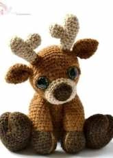 Patchwork Moose - Kate E Hancock - Marley the Reindeer