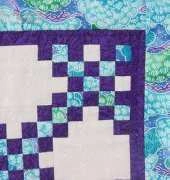 Finished Irish Chain Doll Quilt