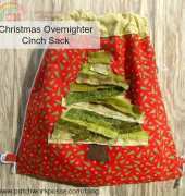 MOda Bake Shop-Christmas Overnighter Cinch Sack