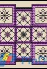 Elizabeth Almond FR0024 Lilac Time -Blackwork Paterrn- Free