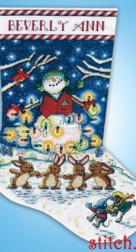 Design Works - 6855 - Light The Night Stocking