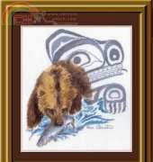 The Stitching Studio by Sue Coleman CS-53 Bear Fishing XSD