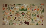 OwlForest Embroidery - Enchanted Forest