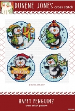 Durene Jones Cross Stitch DJXS2255 - Happy Penguins