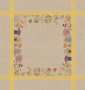 Le Bonheur des Dames BDD 6032 - Nappe à fleurs de pots