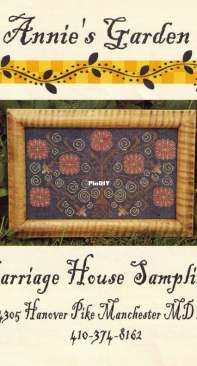 Carriage House Samplings - Annies Garden XSD