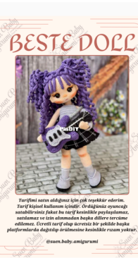 Suen Baby Amigurumi - Beste Doll - Turkish