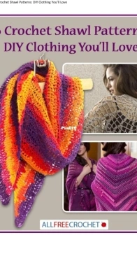 AllFreeCrochet - 16 Crochet Shawl Patterns - Free
