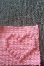 Bubble stitch square