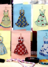 Dressed To Impress Summer Dresses by Rhona Norrie from Cross Stitch Card Shop 97 XSD