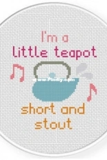 Daily Cross Stitch -  I’m A Little Teapot