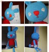 Stitchy n crafty is me- Odie the blue bunny - free
