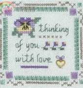 The Victoria Sampler Learning Collection Level 1 Ray Stitch BCS 1-8 - Thinking of You