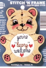 Needle Magic Inc. NMI Stitch N Frame 242 - Beary Welcome