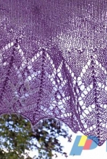 Lila Shawl by Gillie Parsons / Yarn and Ewe-Free