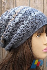 Eva Unger - Evas Studio 27 - Grey Crochet hat