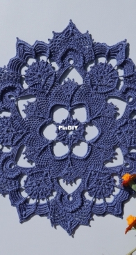 Papushoi Patterns - Polina Papushoi - Doily #52 Negative Space - English