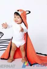 Yarnspirations- Bernat - Like A Fox Blanket - Free