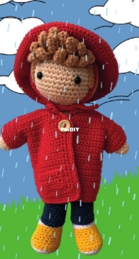 Caro's Atelier - Caroline Lucke - Tessa van Riet - Kareltje Regen Outfit - Kareltje Rain Outfit - Dutch