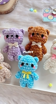 A Little Love Everyday - Paint It Colorful - Anitha Domacin - Tiny Teddy - Free