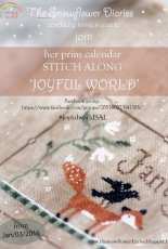 The Snowflower Diaries - Joyful World Calendar - January - Free