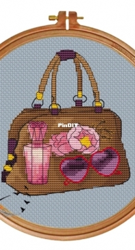 Xstich Tower - Denver - Purse 1 by Elzbieta Wrzalik