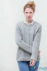 Cordova pullover by Michele Wang - Brooklyn Tweed Winter 2015