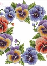 Otwo Design OC-16-162 - Pansy  Wreath