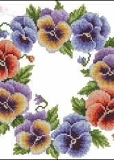 Otwo Design OC-16-162 - Pansy  Wreath
