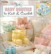 Leisure Arts 2731 Baby Booties To Knit & Crochet
