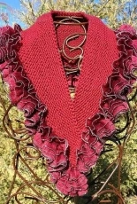 Ruffled Shawlette by Diane L. Augustin -Free