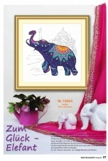 Coricamo 10003 Elephant for Fortune From Dein Kreuzstich Magazin 3-2016