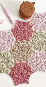 Crochet Road - Joy Clements - Millefiori Table Runner