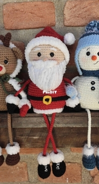 Ro Migurumi - Rosane Spera - Christmas Trio - Trio Natalino - Portuguese