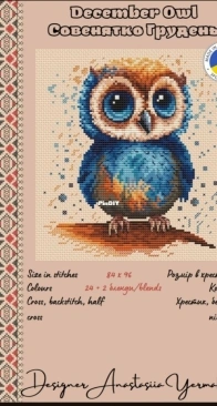 December Owl by Anastasiia Yermakova