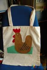 sac décoré tout simple mais travaillé