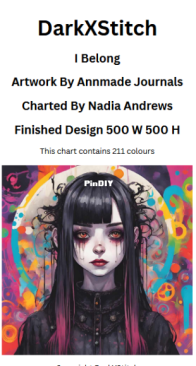 DarkXStitch - I Belong - by Nadia Andrews - Free