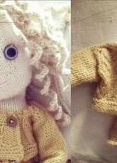 Pixie Moon Doll Cloth - Claire Garland - Dot Pebbles